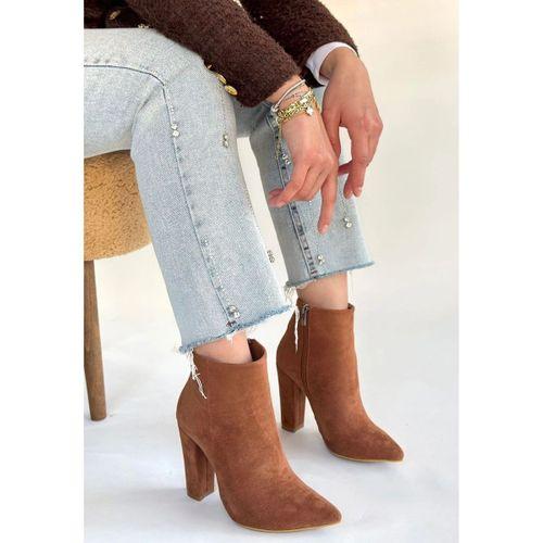 Loora Vizon Süet Topuklu Bot