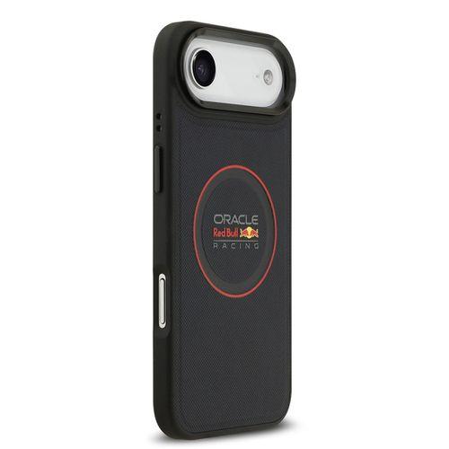 Apple iPhone 17 Air Kılıf Redbull Orjinal Lisanslı M-safe Şarj Özellikli Kırmızı Halka ve Logo Kabartmalı PU Deri Kapak
