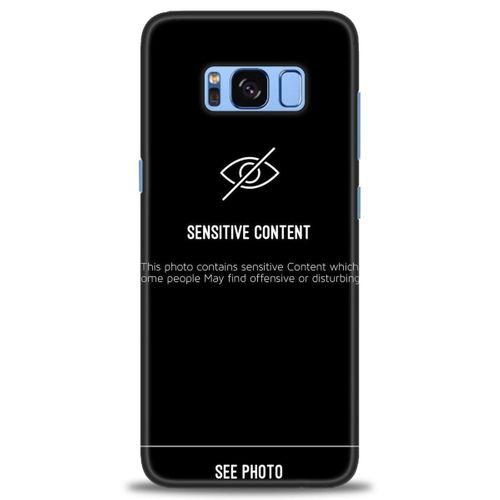 Samsung Galaxy S8 Kılıf HD Baskılı Kılıf - Sensitive Content + Tam Ekran Koruyucu