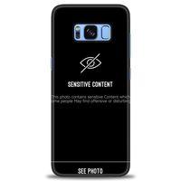 Samsung Galaxy S8 Kılıf HD Baskılı Kılıf - Sensitive Content + Tam Ekran Koruyucu
