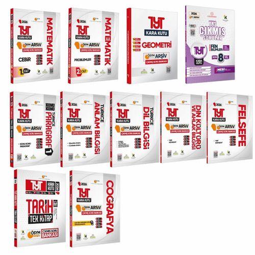2026 TYT Kara Kutu ÖSYM Çıkmış Soru Bankası TM (EŞİT AĞIRLIK) ALTIN SET Konu Özetli Dijital Çözüm