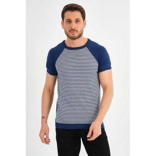 ALEXANDERGARDI ÇİZGİLİ TRİKO T-SHİRT (AG5049)