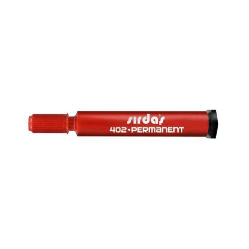 Sırdaş Permanent Marker 12'li Paket Kırmızı Kesik Uç 402