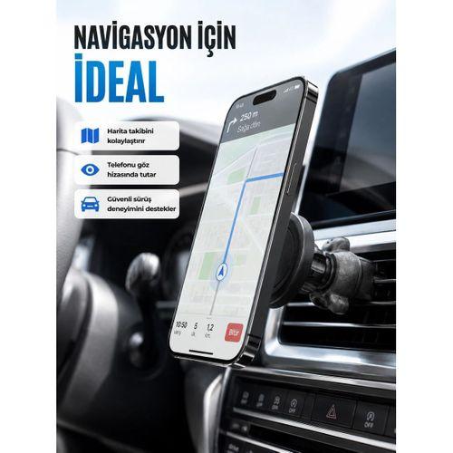 Manyetik Araç Telefon Tutucu Güçlü Mıknatıslı Havalandırma Atı