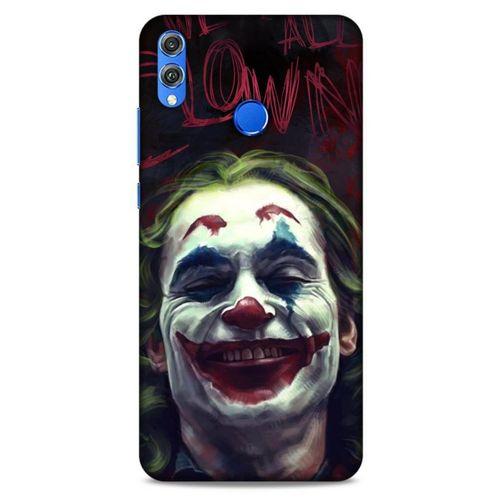 Huawei Honor 8x Uyumlu Kılıf Joker (16) Kalın Kılıf Siyah Kırmızı