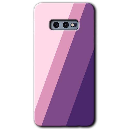 Galaxy S10e Kılıf HD Desen Baskılı Arka Kapak - Oblique + Kırılmaz Cam