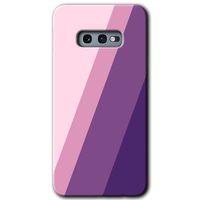 Galaxy S10e Kılıf HD Desen Baskılı Arka Kapak - Oblique + Kırılmaz Cam