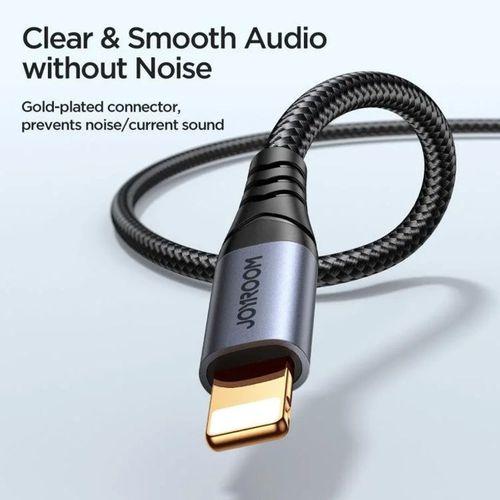 Joyroom SY-A06 Ses Aktarım Çevirici AUX Audio Kablo Lightning’den 3.5mm