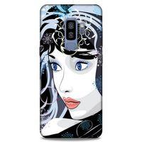 Lopard Samsung Galaxy S9 Plus Uyumlu Kılıf Sürreal Yüzler ♀ (22) Tam Koruma Kılıfı Desenli