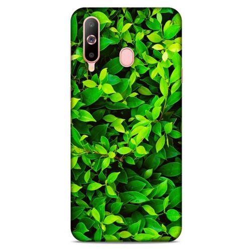 Lopard Samsung Galaxy A60 Uyumlu Kılıf Bahar (29) Arka Koruma Kılıfı Açık Yeşil
