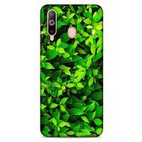 Lopard Samsung Galaxy A60 Uyumlu Kılıf Bahar (29) Arka Koruma Kılıfı Açık Yeşil