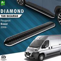 S-Dizayn Peugeot Boxer 3 Orta Şase Diamond Krom Yan Basamak 253 Cm 2006 Üzeri A+ Kalite