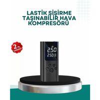 Led Işıklı Dijital Hava Pompası Araba Bisiklet Uyumlu