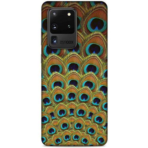 Samsung Galaxy S20 Ultra Kılıf Desenli Özel Seri Tüyler (4) Koruma Kılıfı