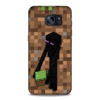 Lopard Samsung Galaxy S7 Edge Uyumlu Kılıf PiXel (26) Tpu Silikon Kılıf Kahverengi MC