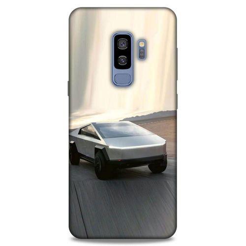 Lopard Samsung Galaxy S9 Plus Uyumlu Kılıf PickUpX (17) Tasarım Kılıf Gümüş Gri