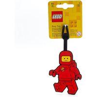 Lego Spaceman Silicone Bag Tag - Red 53498