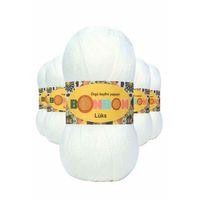 5 Adet Lüks Patik İpi Yünü Beyaz 98200