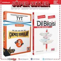 Liderler Karması TYT Son 5 Yıl Çıkmış Sorular ve AKM Dil Bilgisi Soru Bankası Seti 2 Kitap