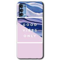 OPPO Oppo Reno 4 Kılıf HD Desen Baskılı Arka Kapak + Temperli Cam - Good Vibes