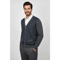 Erkek Düğmeli Cepli Hırka BGL-ST04834