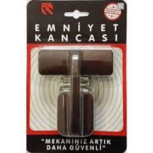 Lüks Emniyet Kancası Koyu Kahve