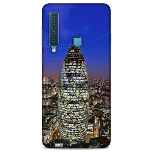 Samsung Galaxy A9 2018 Kılıf Dünya Mimarisi (34) Slim Armor Kılıf Mary Axe Londra