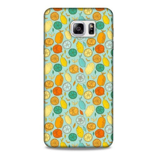 Frutix Turunç 02 Samsung Galaxy Note 5 Kılıf Desenli Silikon