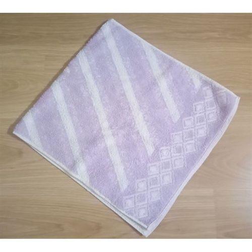 El Ve Yüz Havlusu Çiçekli Eflatun 45X90Cm