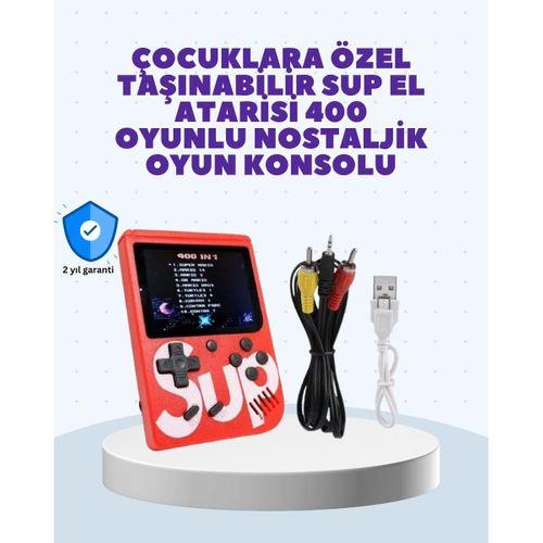 Şarjlı Taşınabilir El Oyun Konsolu 400 Oyun