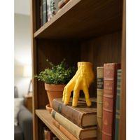 3d Sarı El Heykeli 17x16 Cm Raf Ve Masa Üstü Dekor