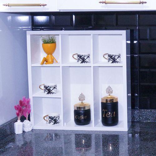 Düzenleyici Beyaz Kupa Rafı Fincan Rafı Kaliteli Şık Tasarım