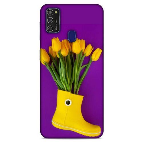 Samsung Galaxy M21 Uyumlu Kılıf Mor Delisi (44) Tough Armor Kılıf Bot