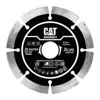 CAT DA09001 115mm Profesyonel Beton, Tuğla, Parke Taşı Elmas Kesme Diski (Soketli, Aralıklı Kenar)