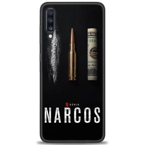 Samsung Galaxy A70 Kılıf HD Baskılı Kılıf - Narcos + Tam Ekran Koruyucu