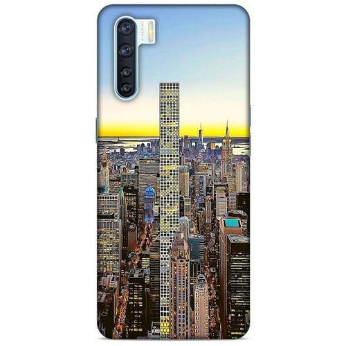 Oppo A91 Kılıf Dünya Mimarisi (43) Thin Fit Kılıf 432 Park Caddesi