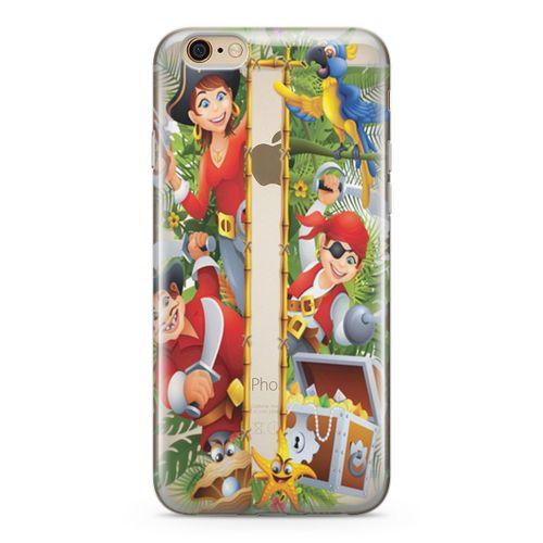 Apple iPhone 6 6s Kılıf Karayip Korsanları Arka Kapak Koruma Desenli Full Koruyucu