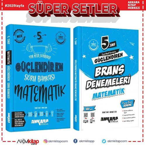 Ankara Yayıncılık 5.Sınıf Matematik Güçlendiren Soru Bankası ve Deneme Seti 2 Kitap