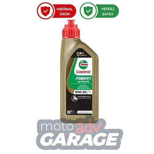 Castrol Power 1 Ultimate 10W-50 Tam Sentetik Motor Yağı 1L