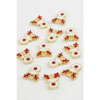 Yılbaşı Geyik Mineli Kolye Ucu 1 Adet