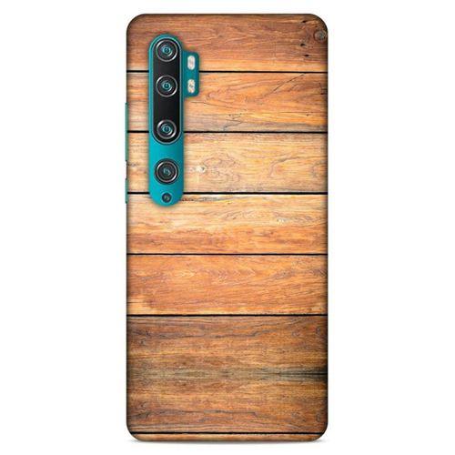 Lopard Xiaomi Mi Note 10 Uyumlu Kılıf Wood'X (13) Silikon Kap Baskılı