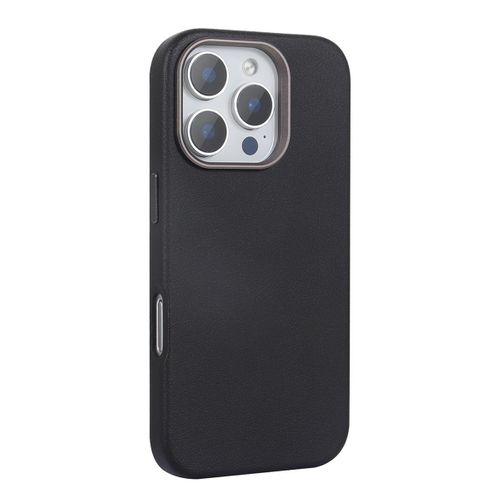 Apple iPhone 16 Pro Max Kılıf M-safe Şarj Özellikli PU Deri Zore Adora Kapak