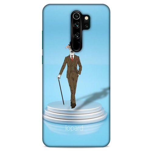 Xiaomi Redmi Note 8 Pro Kılıf FunnyMaX (45) Liquid Air Kılıf Açık Mavi Köpek