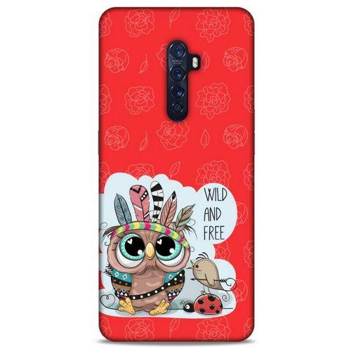 Animax Kırmızı Kızılderili Baykuş Oppo Reno 2 Kılıf Desenli Silikon