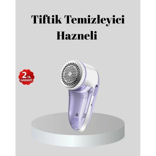 Şarjlı Tiftik Temizleyici – Çıkarılabilir Hazneli, Anti-statik Fırçalı, Usb Şarjlı
