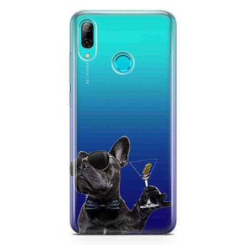 Huawei P Smart 2019 Kılıf French Bulldog Arka Kapak Koruma Desenli Full Koruyucu