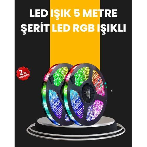 5 Metre Kumandalı Su Geçirmez Şerit Led