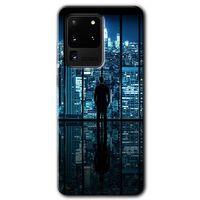 Samsung Galaxy S20 Ultra HD Baskılı Kılıf + 9D Tam Ekran Koruyucu - Şehir Manzarası