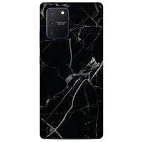 Mermer Desenli (17) Tema Tasarım Kılıf Siyah Samsung Galaxy S10 Lite Kılıf