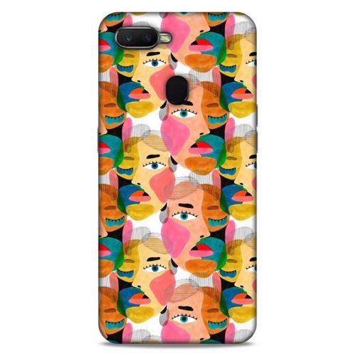 Lopard Oppo Ax7 Uyumlu Kılıf Sürreal Yüzler ♀ (6) Silikon Kılıf Desenli